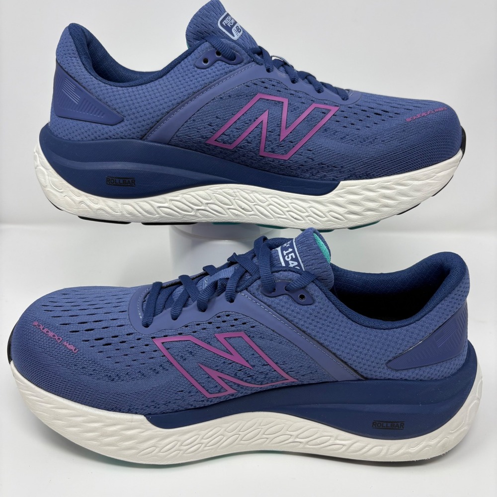 New Balance 1540 Women's Size 10D Wide Blue White Running Shoes (W1540NS4) - Picture 3 of 8
